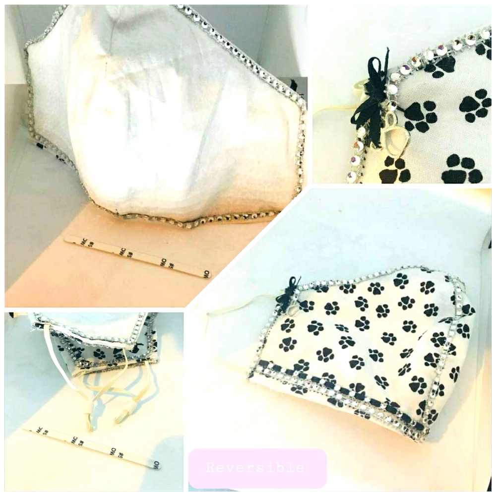 Black & White Doggie themed adult size